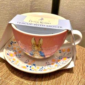NEW-Peter Rabbit teacup with saucer
